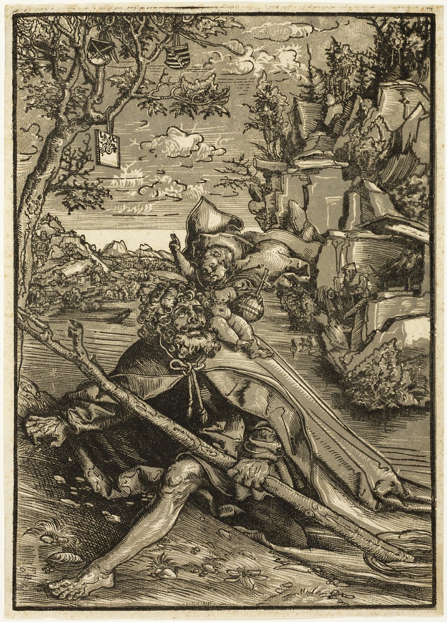 Święty Krzysztof autorstwa Lucas Cranach the Elder