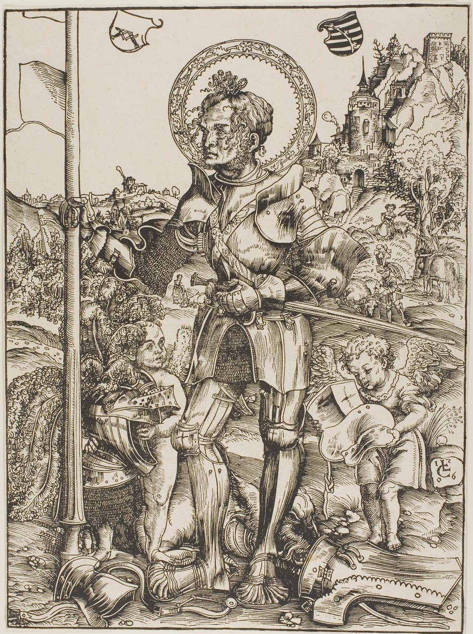 Saint George Standing autorstwa Lucas Cranach the Elder