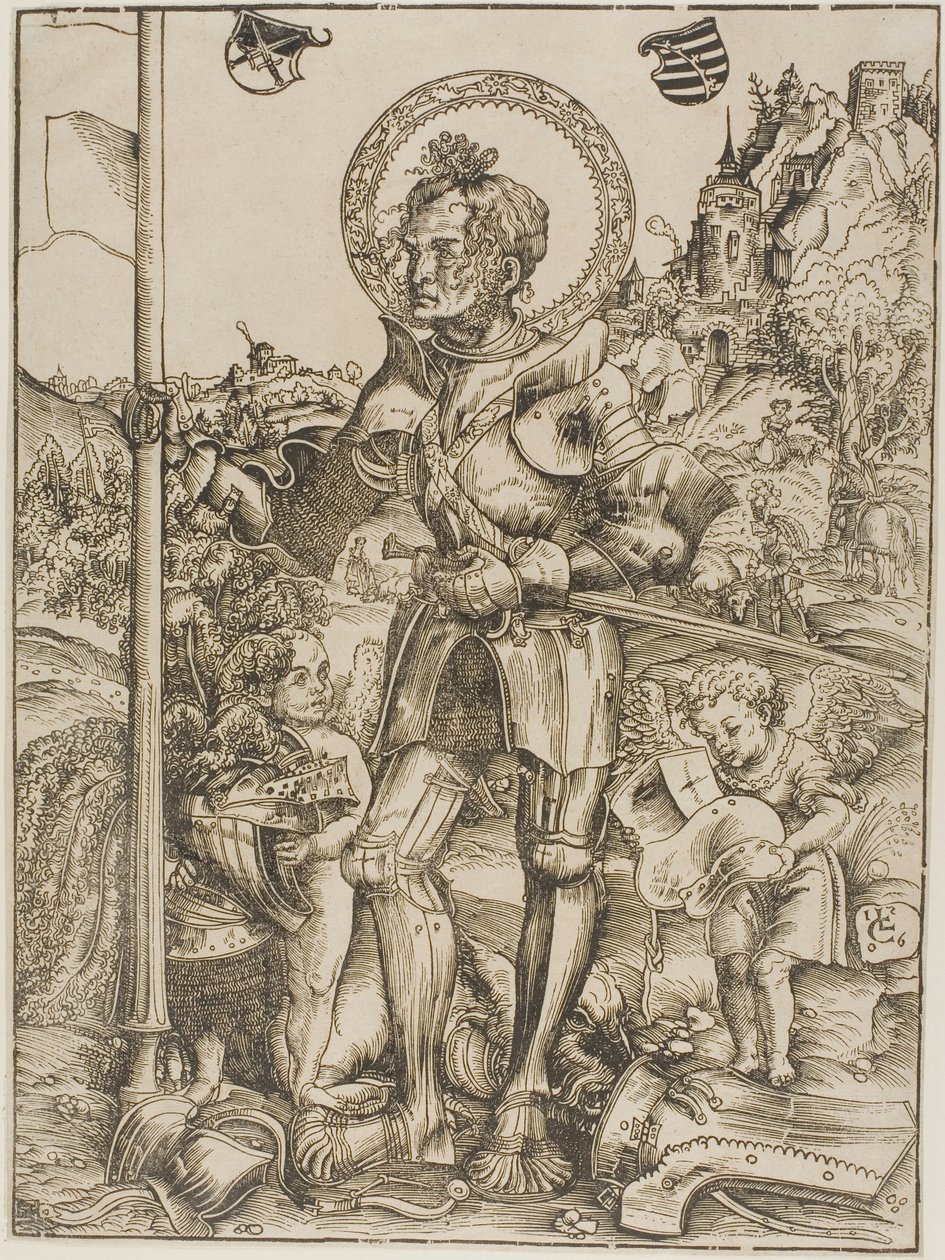 Saint George Standing autorstwa Lucas Cranach the Elder
