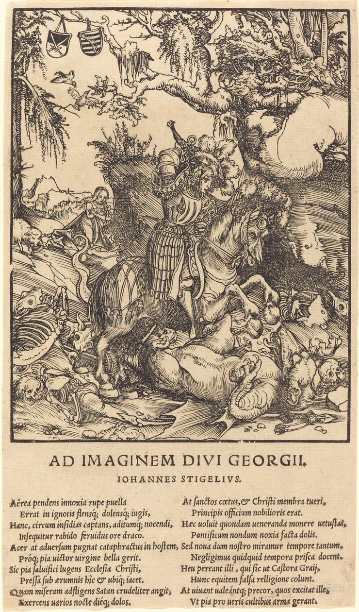 Święty Jerzy i Smok autorstwa Lucas Cranach the Elder