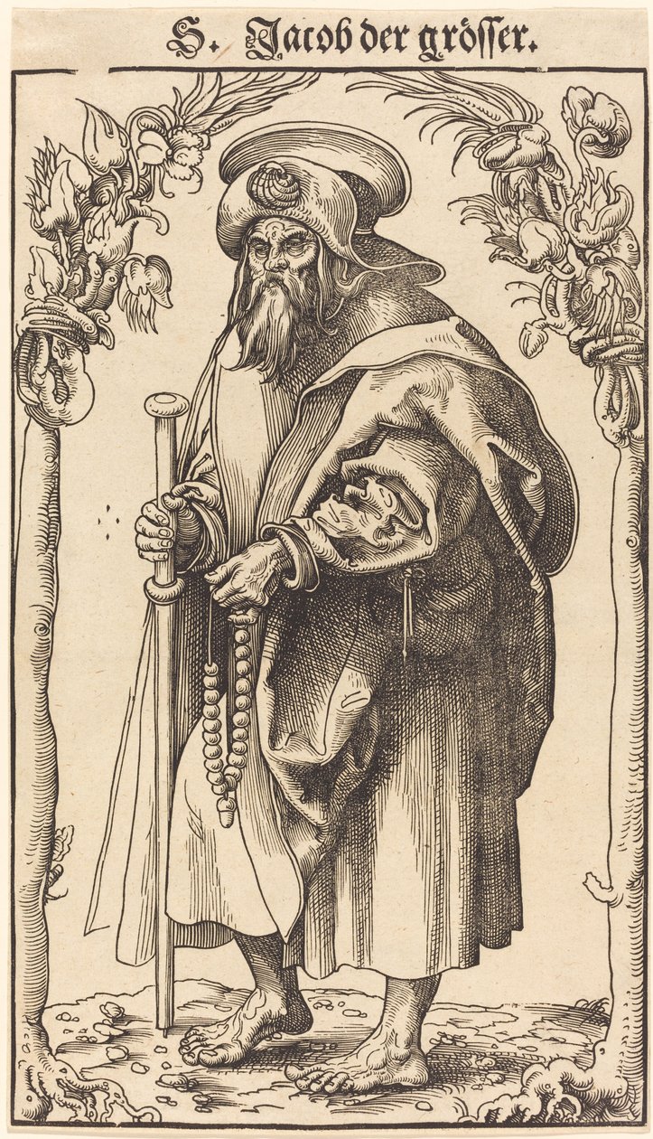 Św. Jakub Większy autorstwa Lucas Cranach the Elder