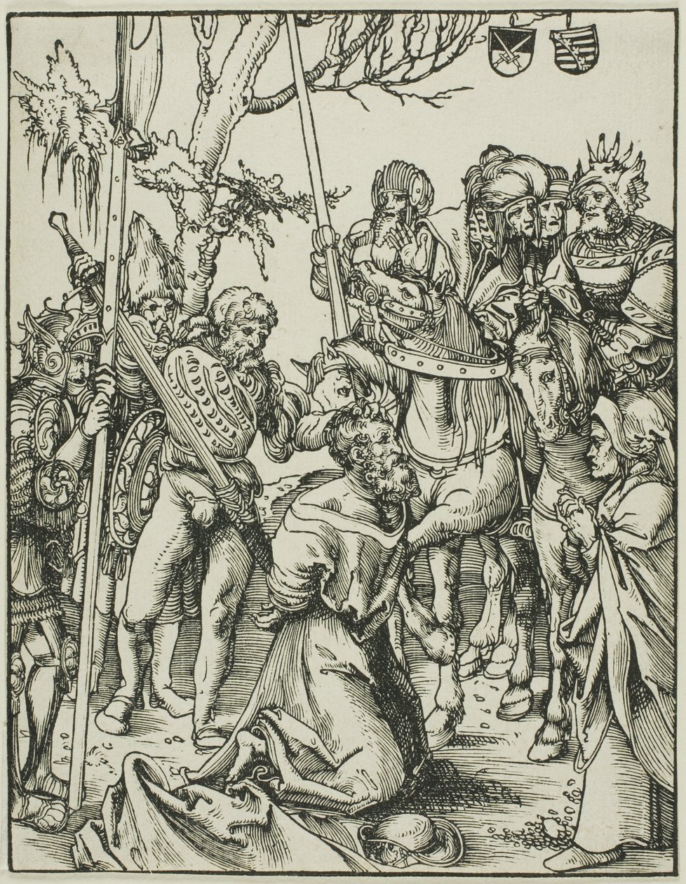 Święty Jakub Większy, z Męczeństwa Apostołów autorstwa Lucas Cranach the Elder