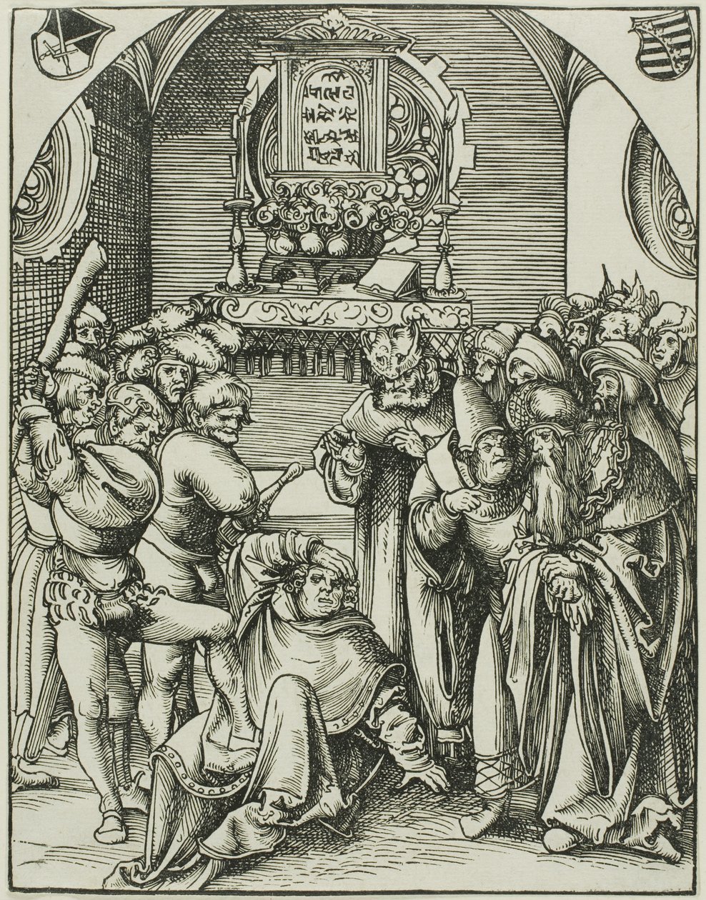Święty Juda, z Męczeństwa Apostołów autorstwa Lucas Cranach the Elder