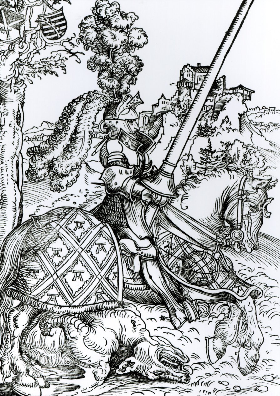 Święty Jerzy na koniu, 1507 r. autorstwa Lucas Cranach the Elder