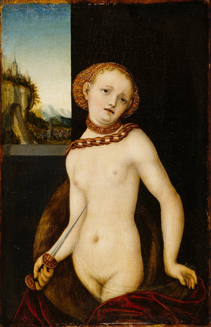 Szwedzki:  Lucretia Lucretia autorstwa Lucas Cranach the Elder