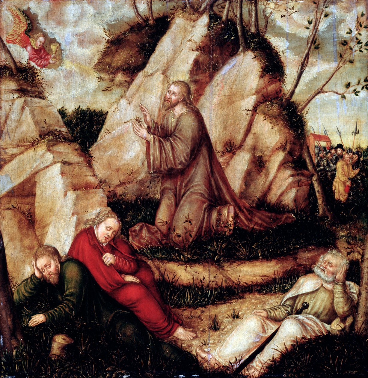 Agonia w ogrodzie”. autorstwa Lucas Cranach the Elder