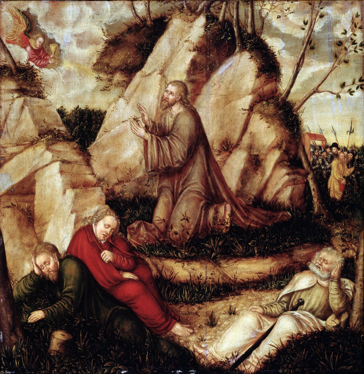 Agonia w ogrodzie autorstwa Lucas Cranach the Elder