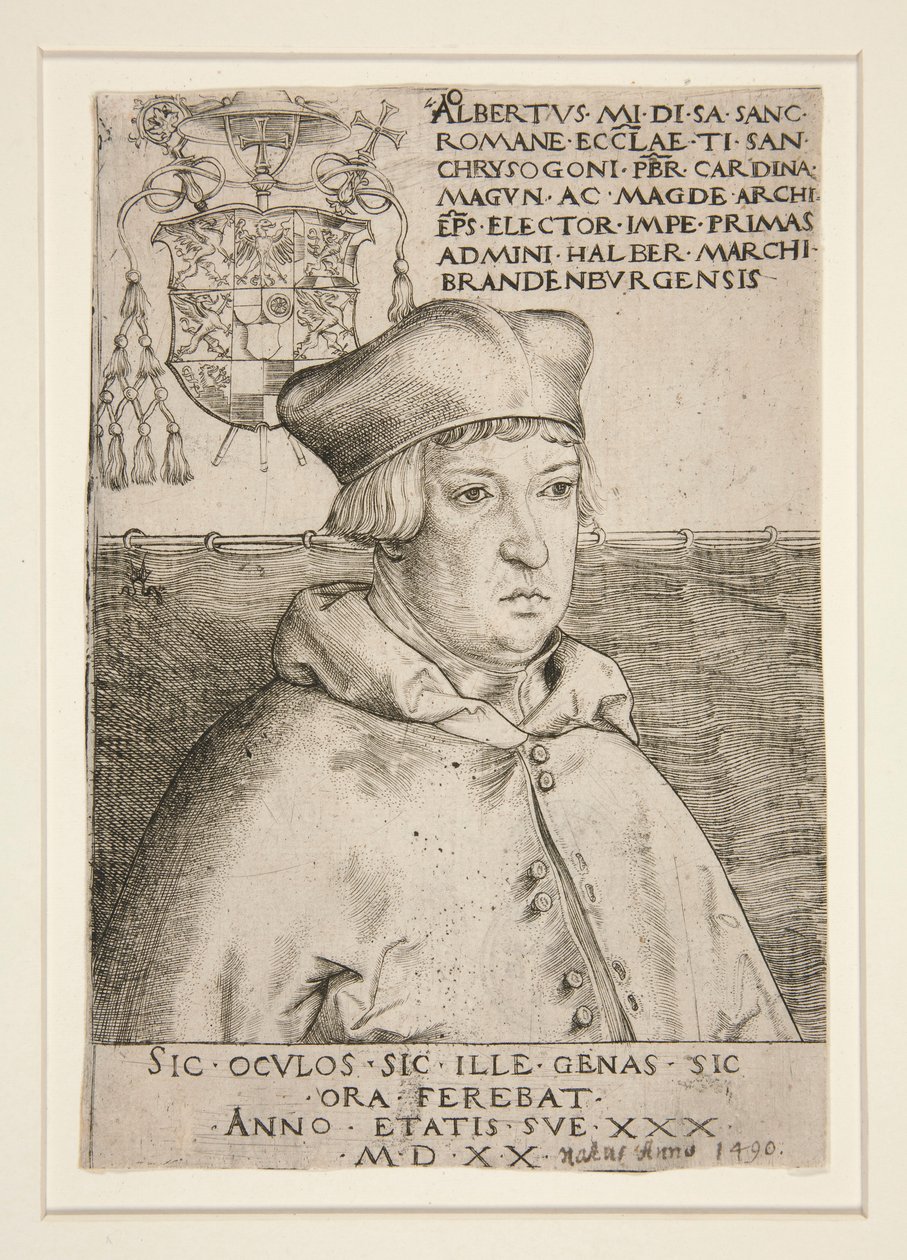 Kardynał Albrecht Brandenburgii autorstwa Lucas Cranach the Elder