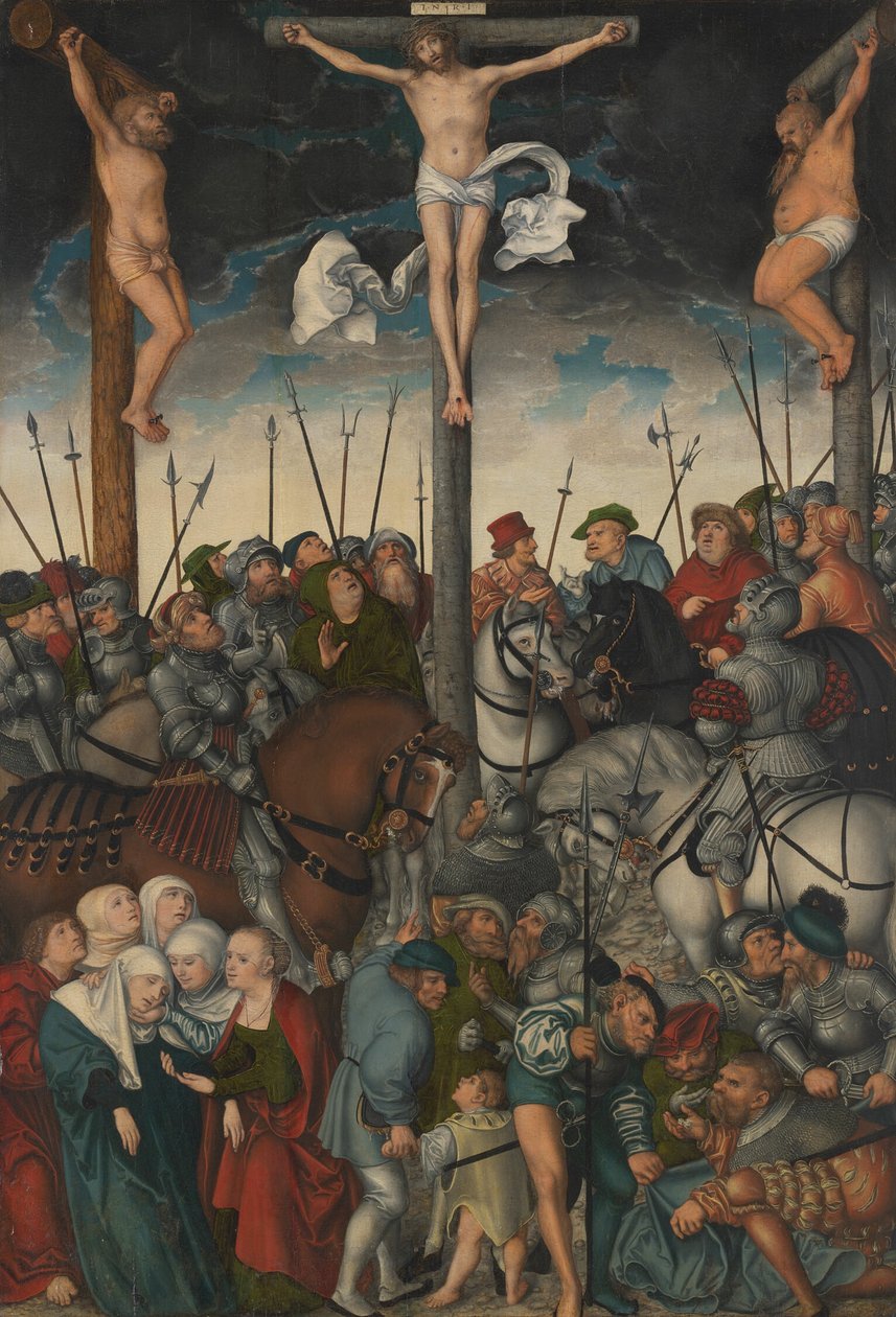 Ukrzyżowanie autorstwa Lucas Cranach the Elder