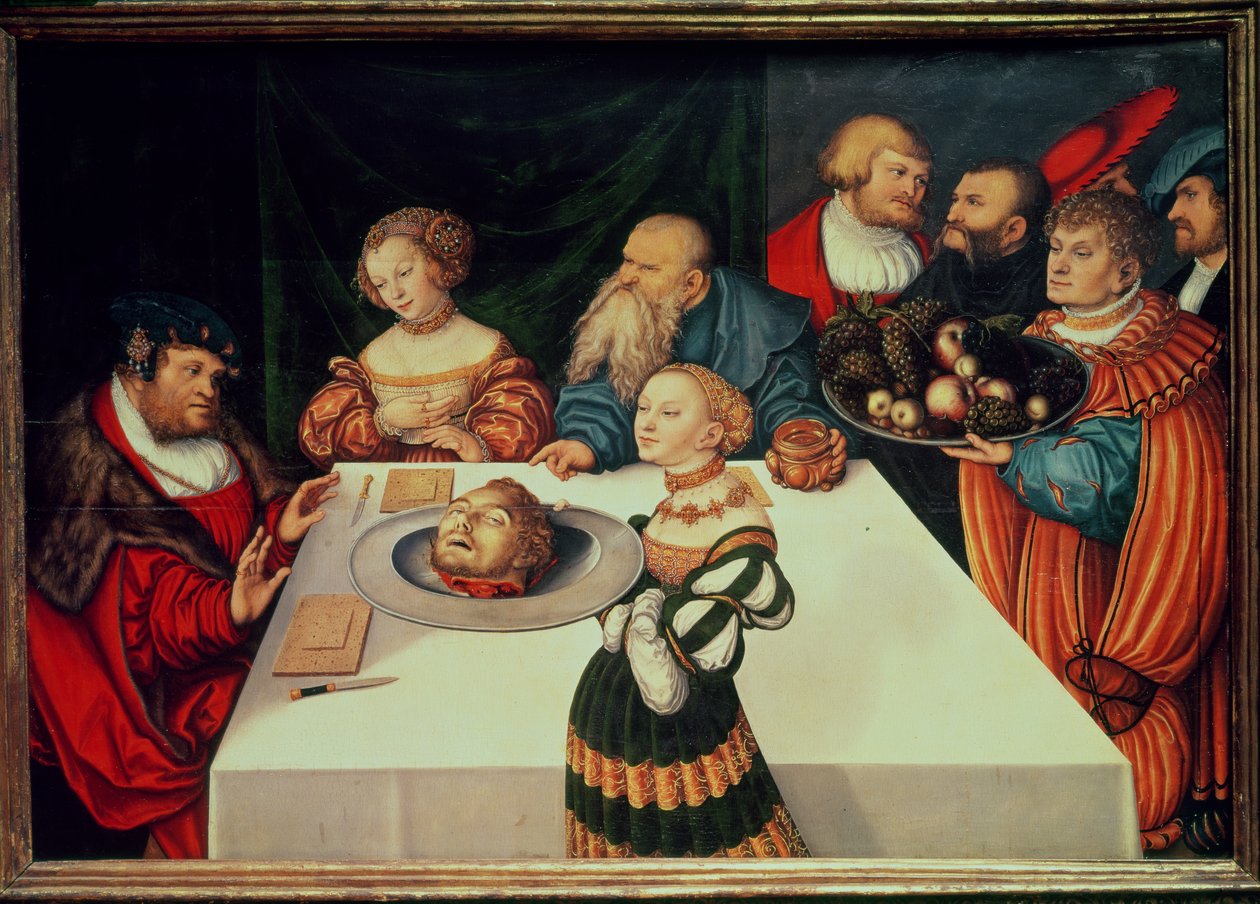 Święto Heroda autorstwa Lucas Cranach the Elder