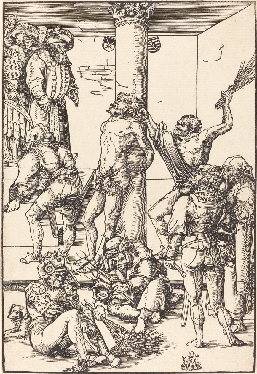 Biczowanie autorstwa Lucas Cranach the Elder