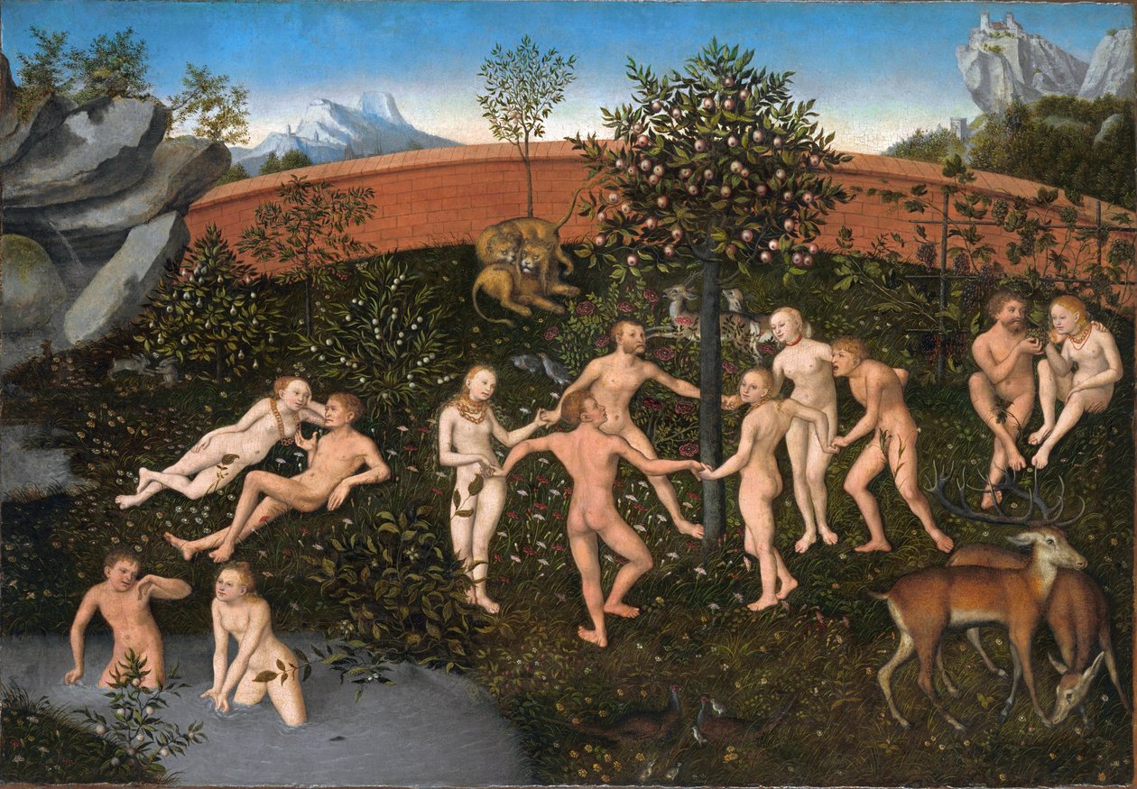Złoty wiek autorstwa Lucas Cranach the Elder