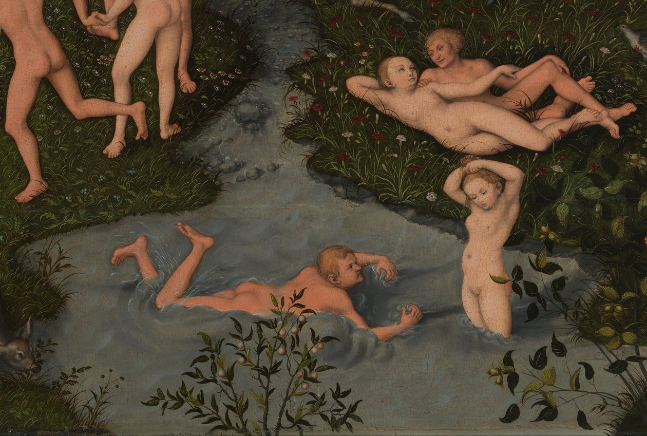 Szczegóły Złotego Wieku autorstwa Lucas Cranach the Elder