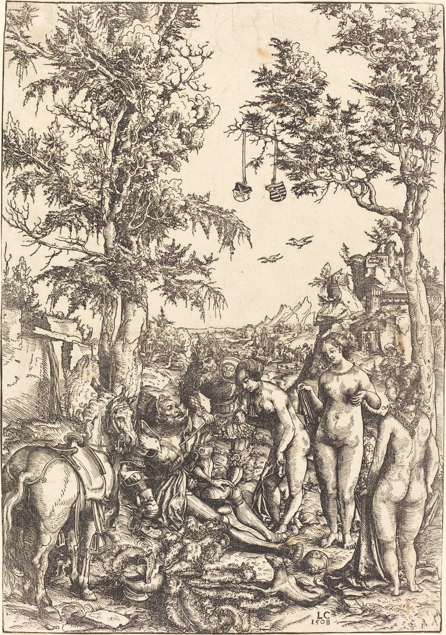 Wyrok Paryża autorstwa Lucas Cranach the Elder