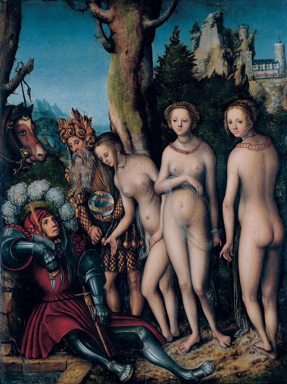 Wyrok w Paryżu autorstwa Lucas Cranach the Elder