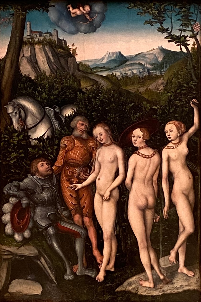 Wyrok w Paryżu autorstwa Lucas Cranach the Elder