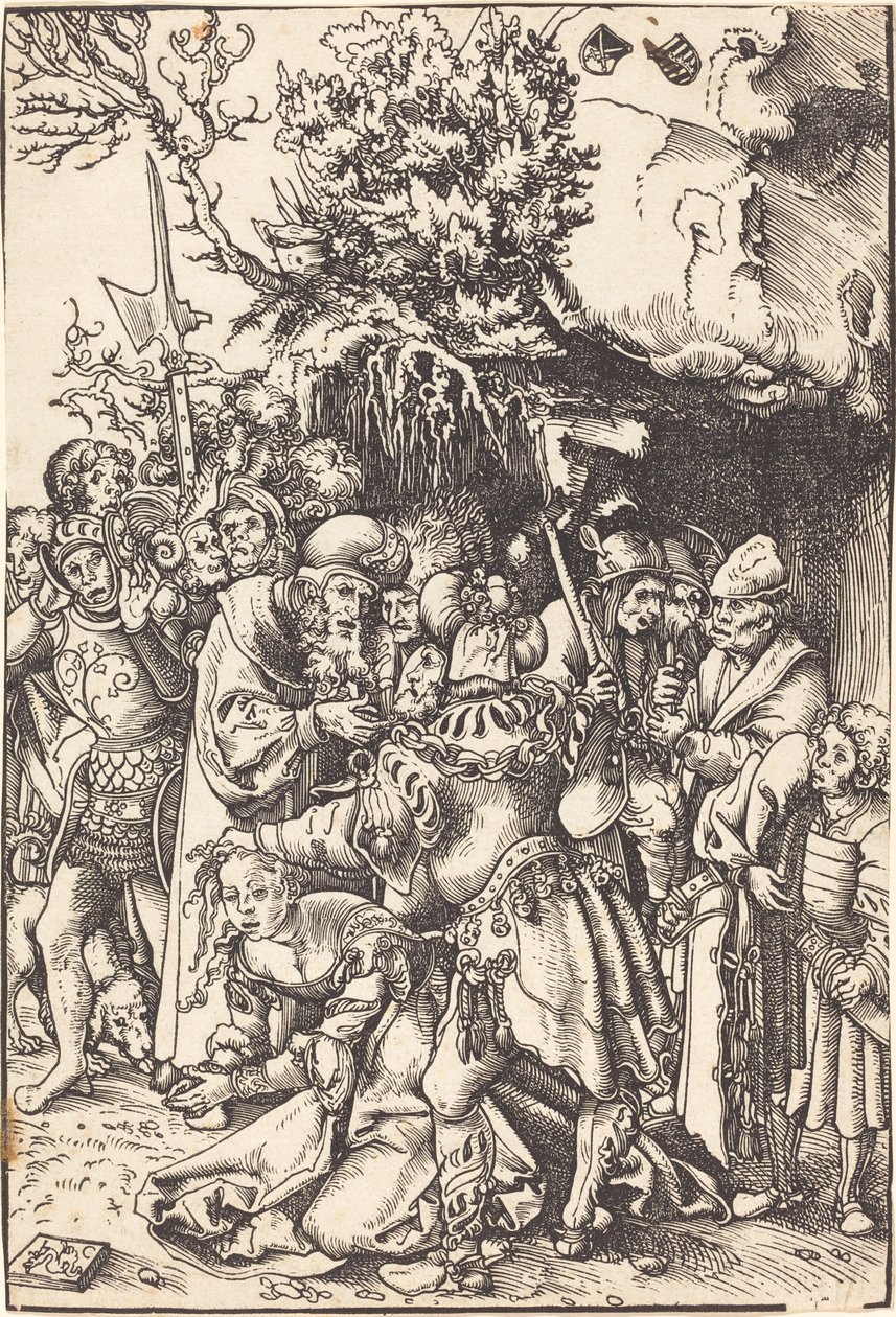 Męczeństwo św. Barbary autorstwa Lucas Cranach the Elder