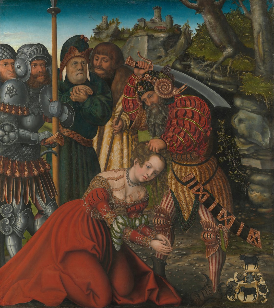 Męczeństwo św. Barbary, ca. 1510. autorstwa Lucas Cranach the Elder