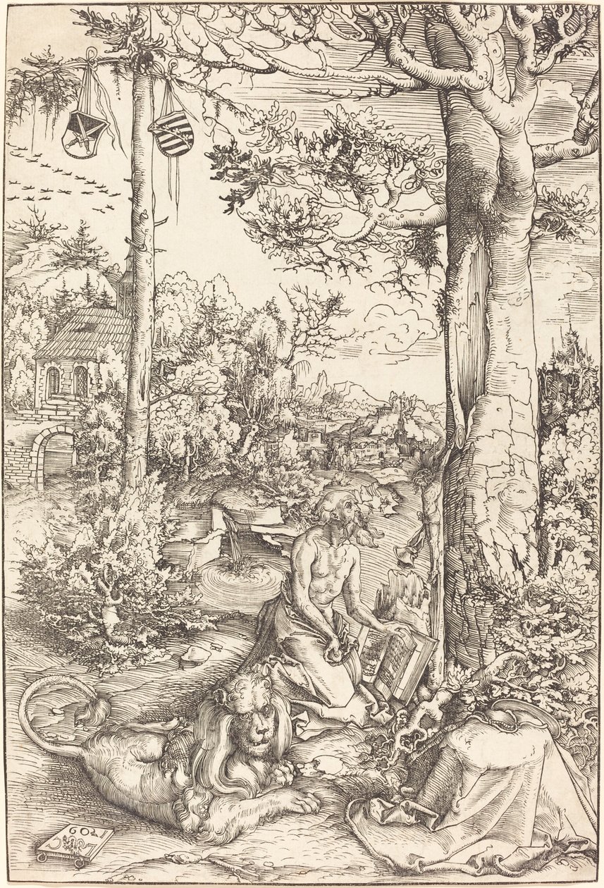 Pokuta św. Hieronima autorstwa Lucas Cranach the Elder