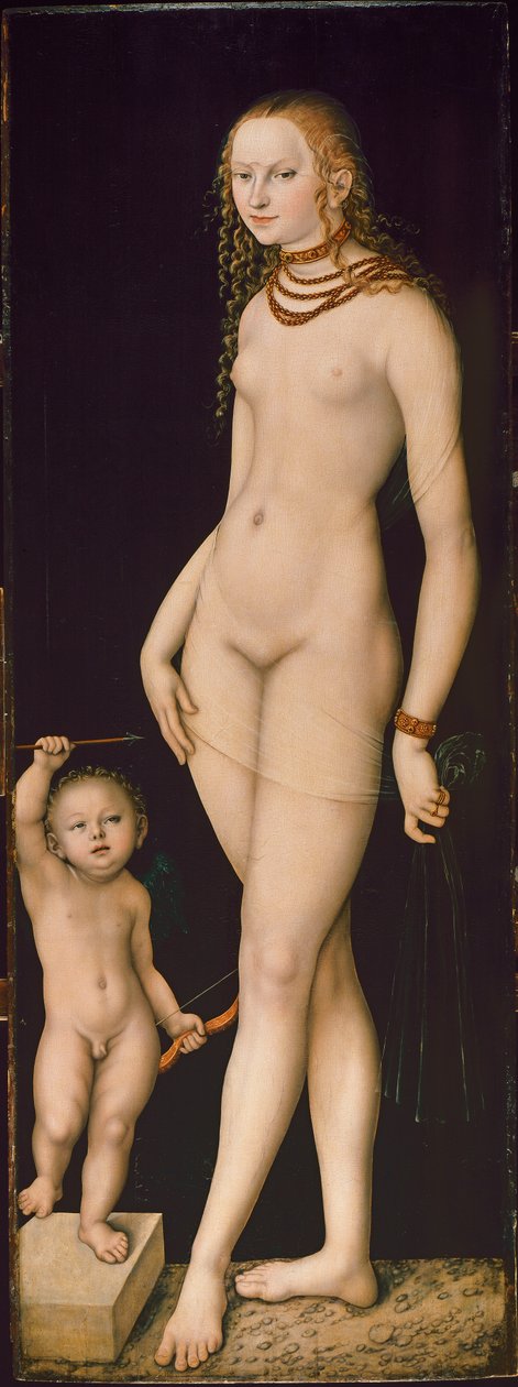 Wenus i Kupidyn, ok. 1530. autorstwa Lucas Cranach the Elder