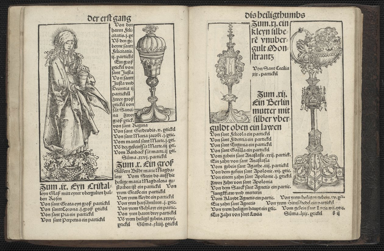 Wittenberska księga pamiątkowa (Wittenberger Heiligthumsbuch) autorstwa Lucas Cranach the Elder