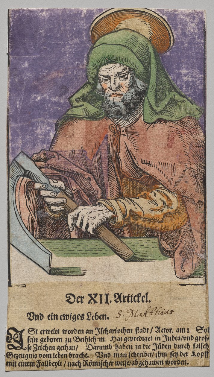 Maciej od Chrystusa, Apostołów i św. Pawła autorstwa Lucas Cranach the Elder, After