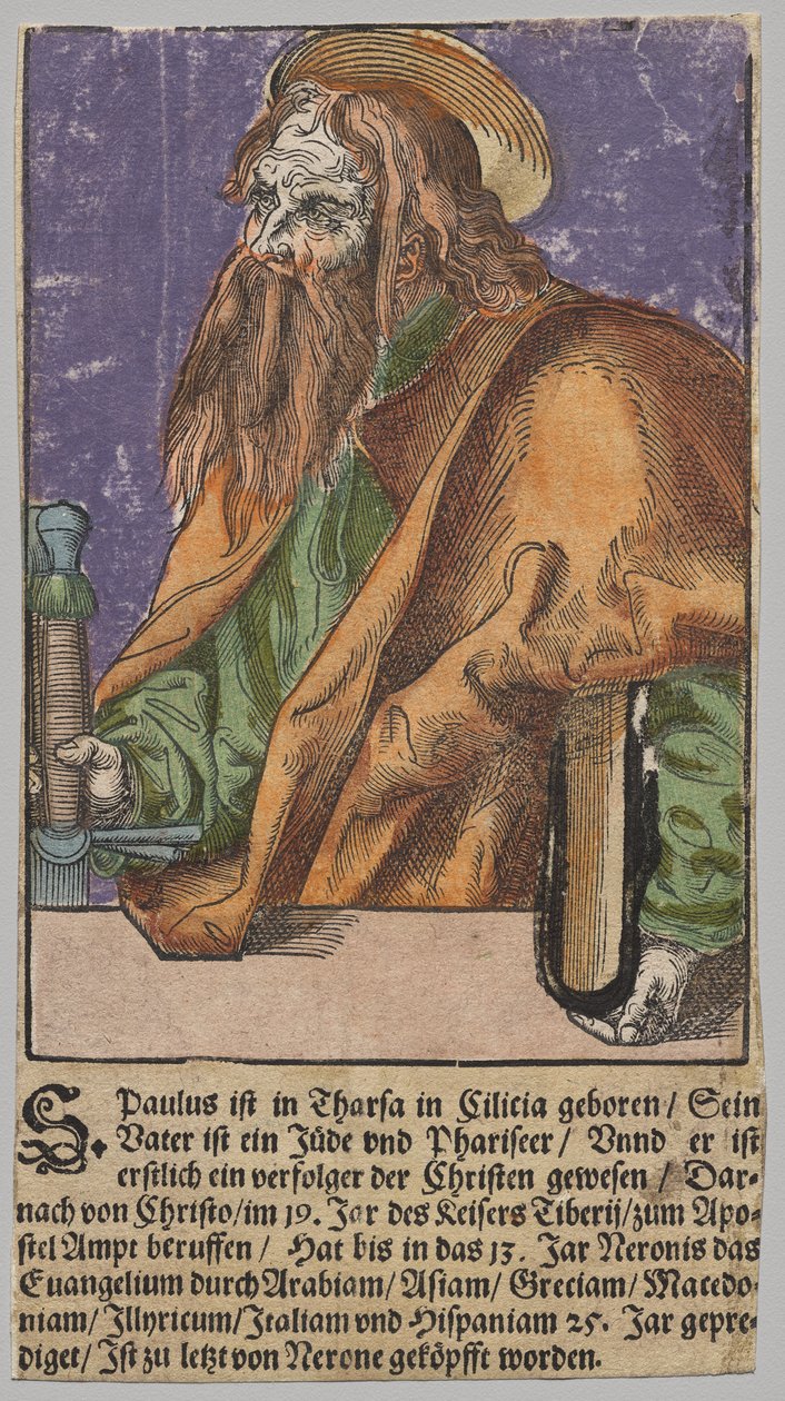 Paweł od Chrystusa, apostołów i św. Pawła autorstwa Lucas Cranach the Elder, After
