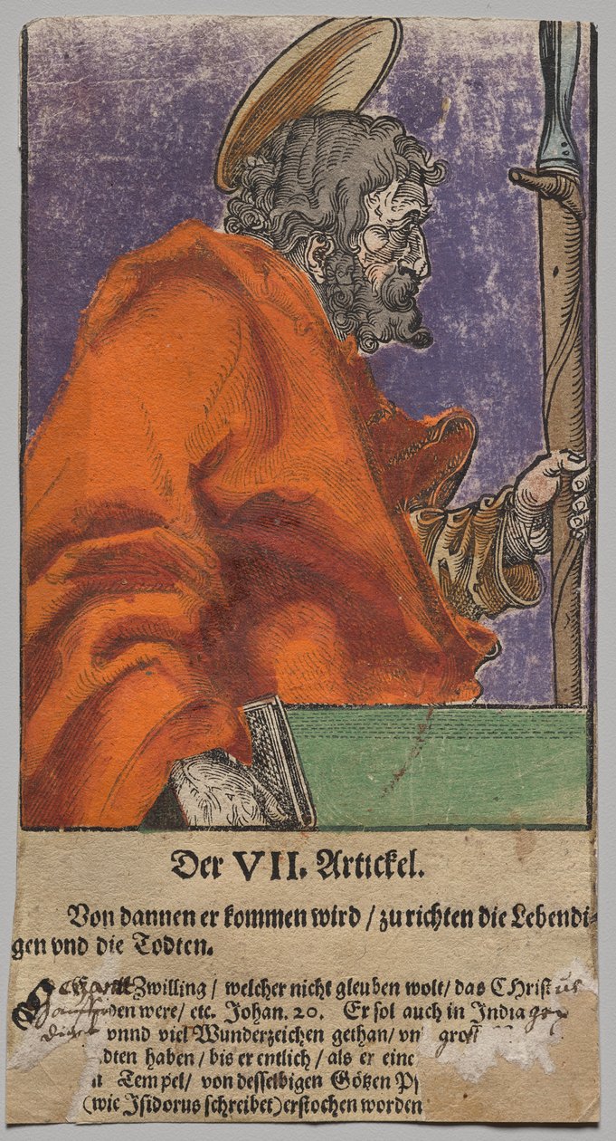Tomasz od Chrystusa, Apostołów i św. Pawła autorstwa Lucas Cranach the Elder, After