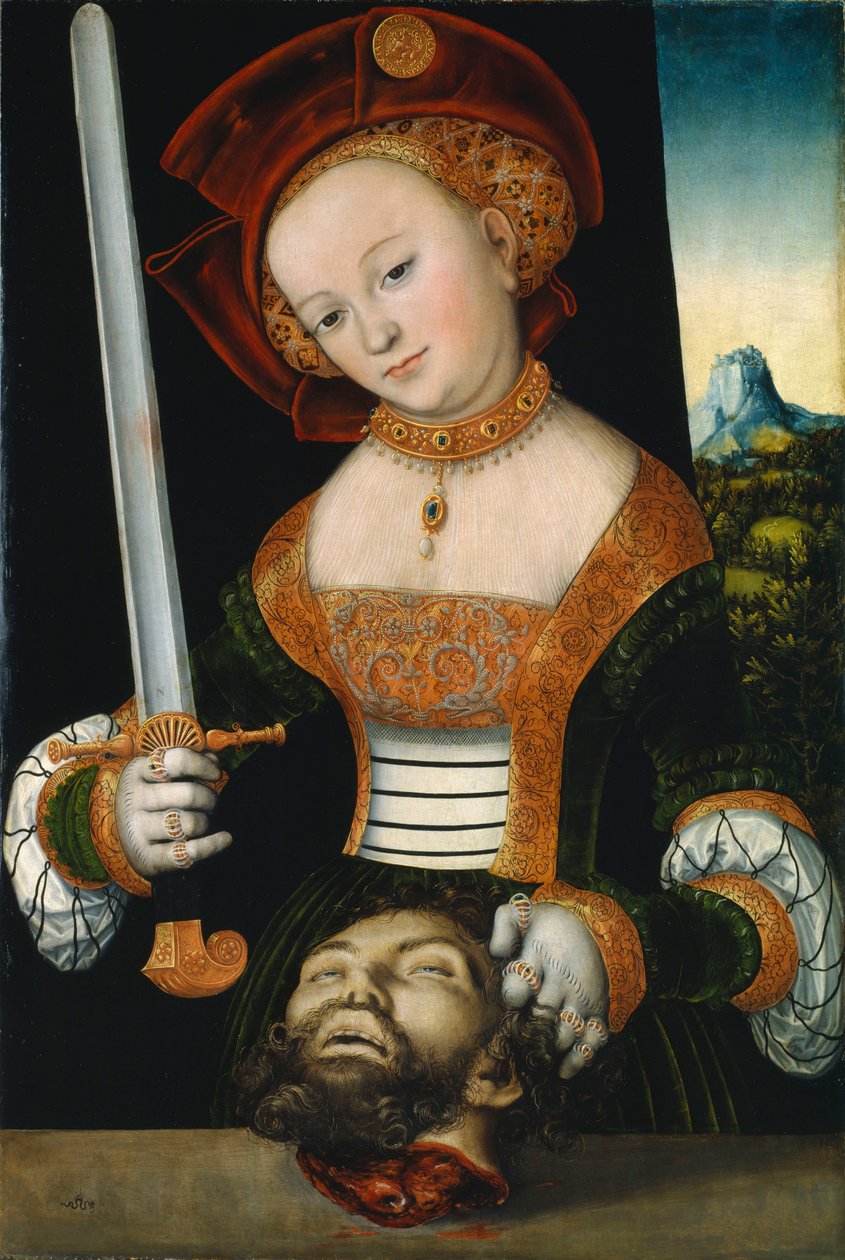 Judyta z głową Holophernesa autorstwa Lucas Cranach the Elder and workshop