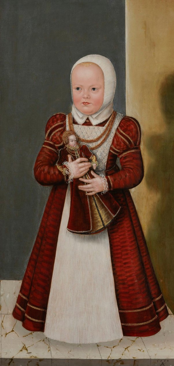 niemiecki: Bildnis der Prinzessin Marie, Schwester Christians I. Portret księżniczki Marii, siostry Chrystiana I autorstwa Lucas Cranach the Younger
