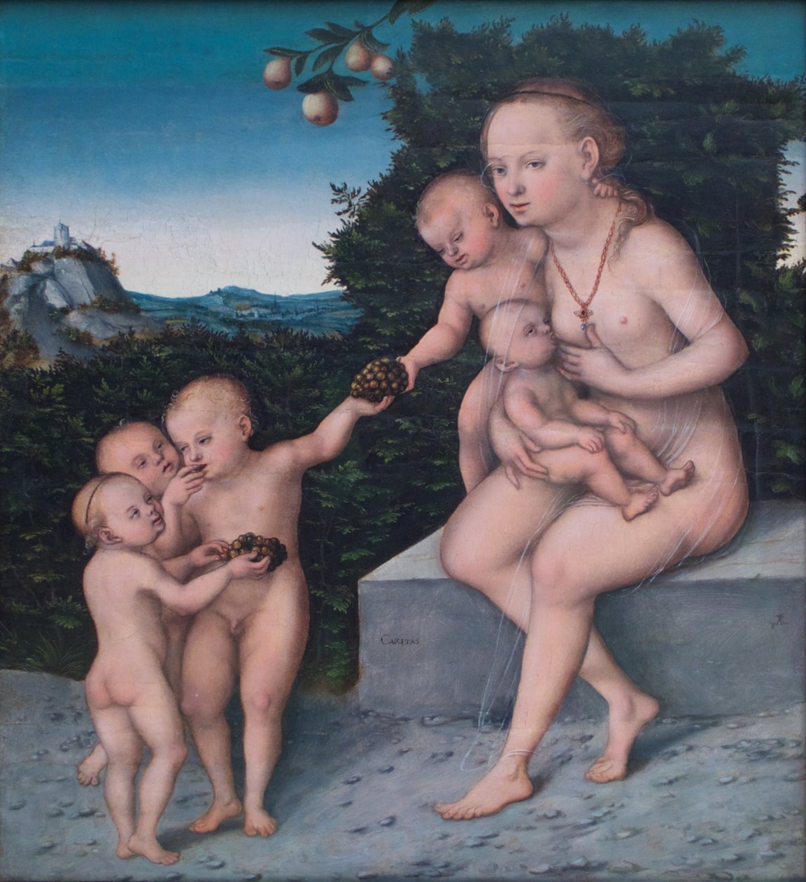Niemiecki: Caritas Charity autorstwa Lucas Cranach the Younger