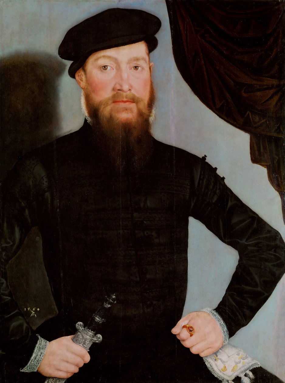 Niemiecki: Portret męski Portret męski autorstwa Lucas Cranach the Younger