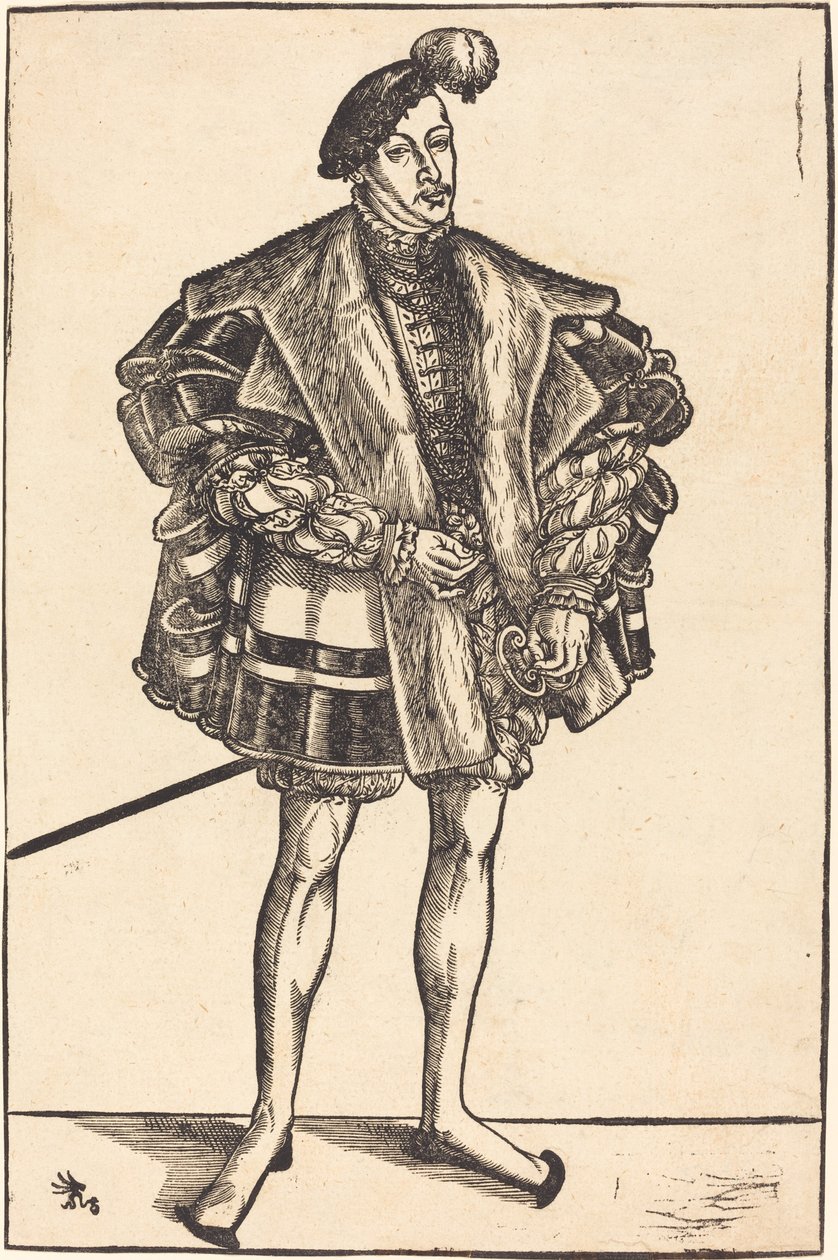 John William, książę Sachsen-Coburg autorstwa Lucas Cranach the Younger