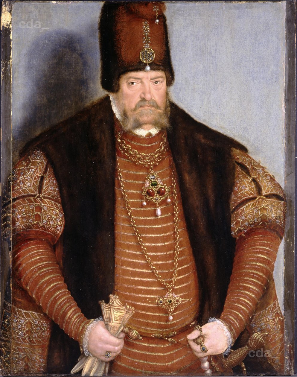 Portret elektora brandenburskiego Joachima II autorstwa Lucas Cranach the Younger