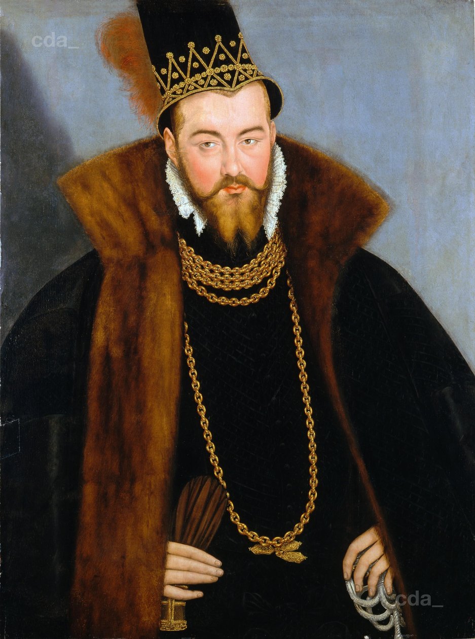 Portret margrabiego Georga Friedricha z Brandenburgii-Ansbach-Bayreuth autorstwa Lucas Cranach the Younger