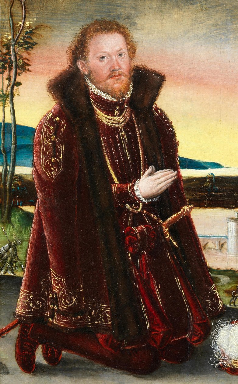 Portret księcia Joachima Ernsta von Anhalt autorstwa Lucas Cranach the Younger