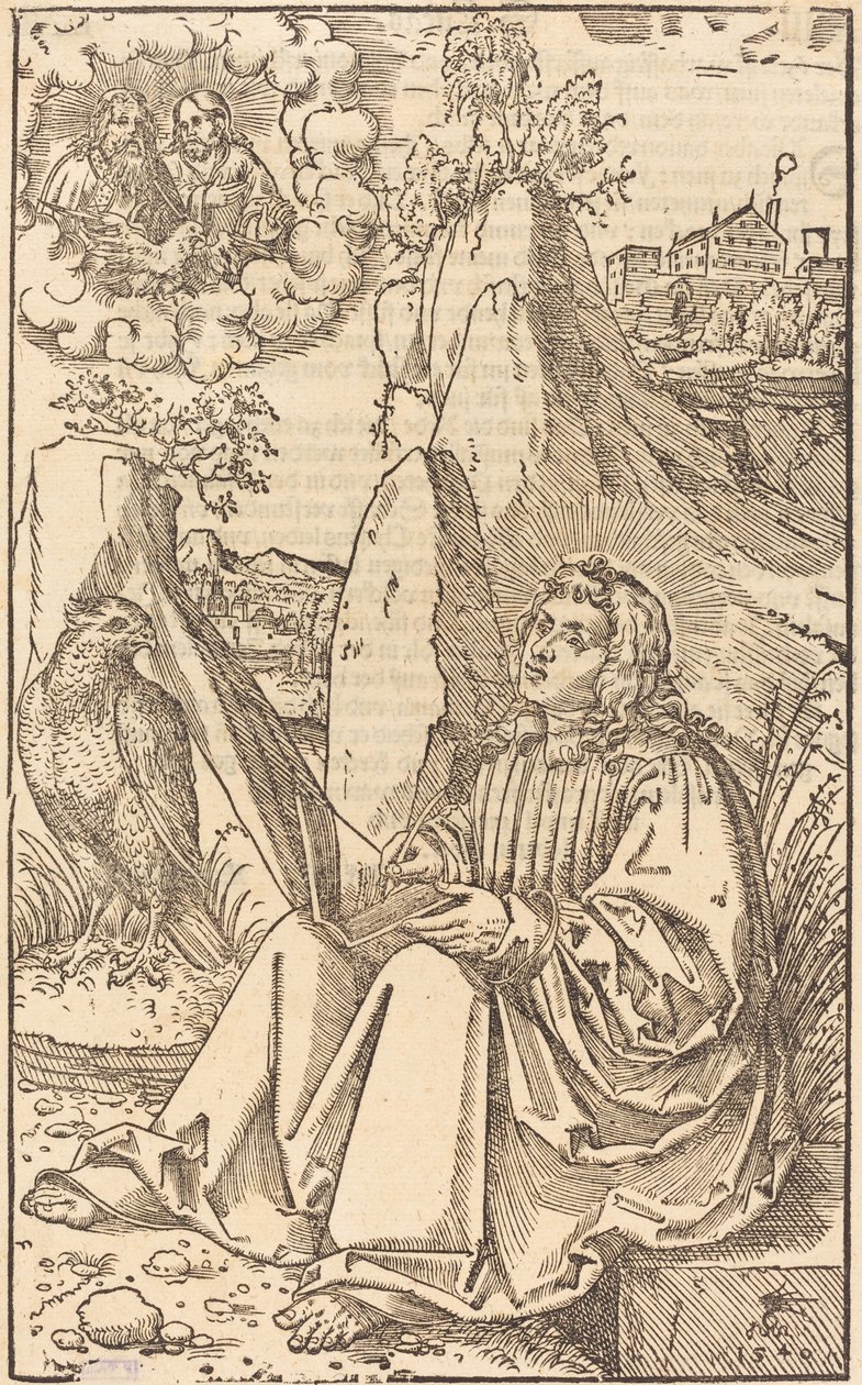 Święty Jan w krajobrazie autorstwa Lucas Cranach the Younger
