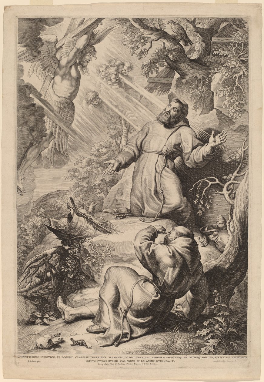 Stygmaty św. Franciszka autorstwa Lucas Emil Vorsterman