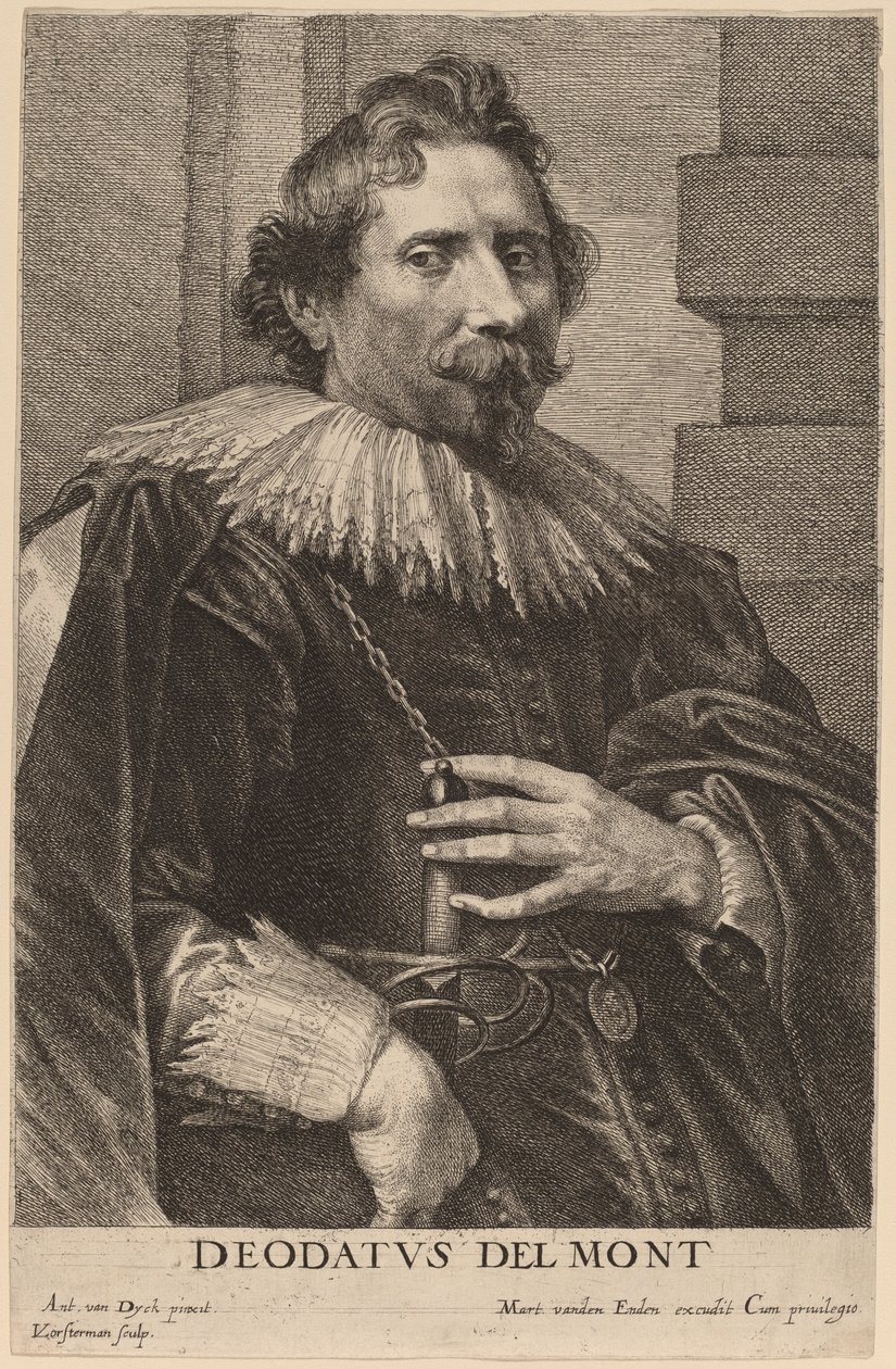 Nagle Delmont autorstwa Lucas Emil Vorsterman after Sir Anthony van Dyck