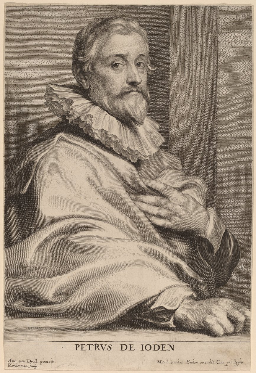Pieter de Jode Starszy autorstwa Lucas Emil Vorsterman after Sir Anthony van Dyck