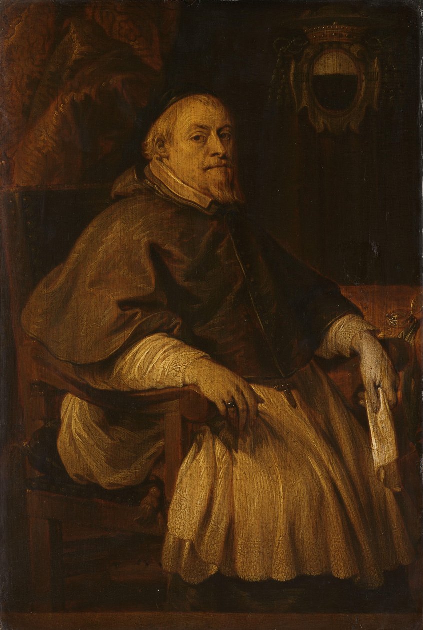 Portret François de Gand-Vilain (1647-1666), biskupa Doornik autorstwa Lucas Franchoys (II)