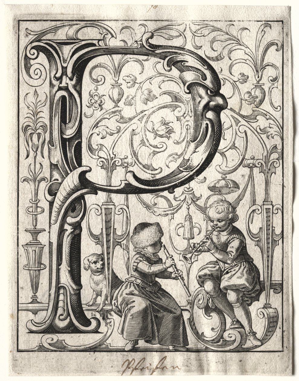Nowa broszura ABC: P, 1627. autorstwa Lucas Kilian