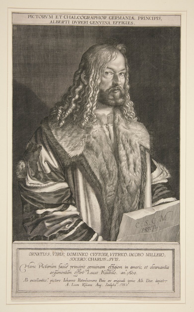 Portret Albrechta Durera autorstwa Lucas Kilian