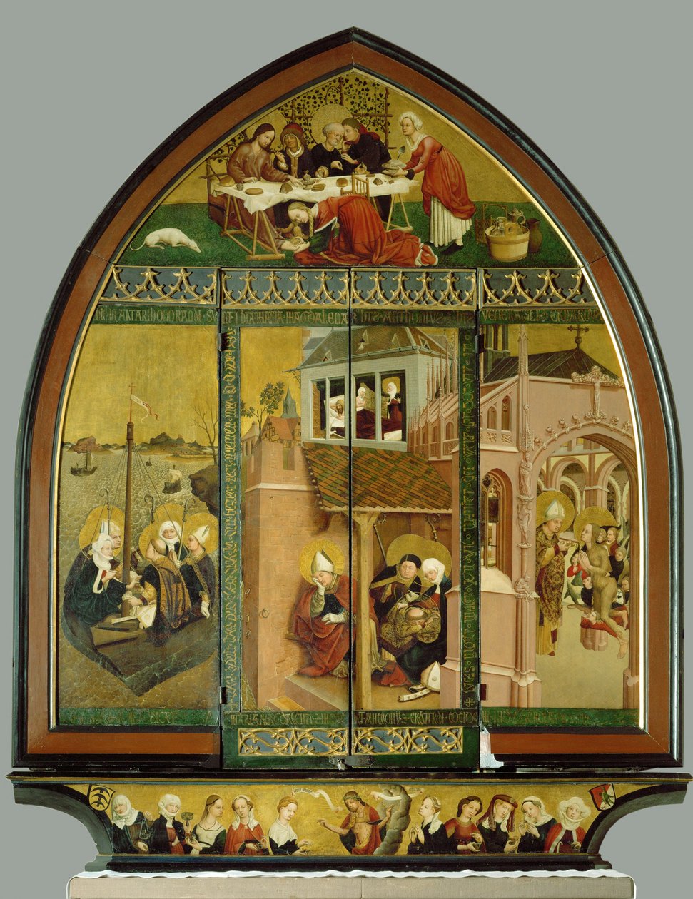 Ołtarz Magdaleny (tempera na pergaminie) autorstwa Lucas Moser