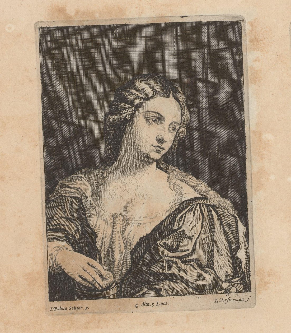 Portret młodej kobiety (Violante) autorstwa Lucas Vorsterman (II)
