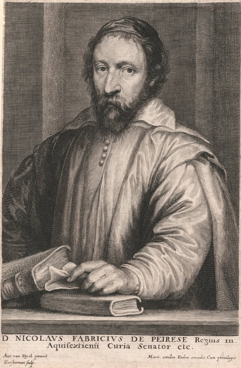 D. Nicolaus Fabricius de Peirese autorstwa Lucas Vorsterman