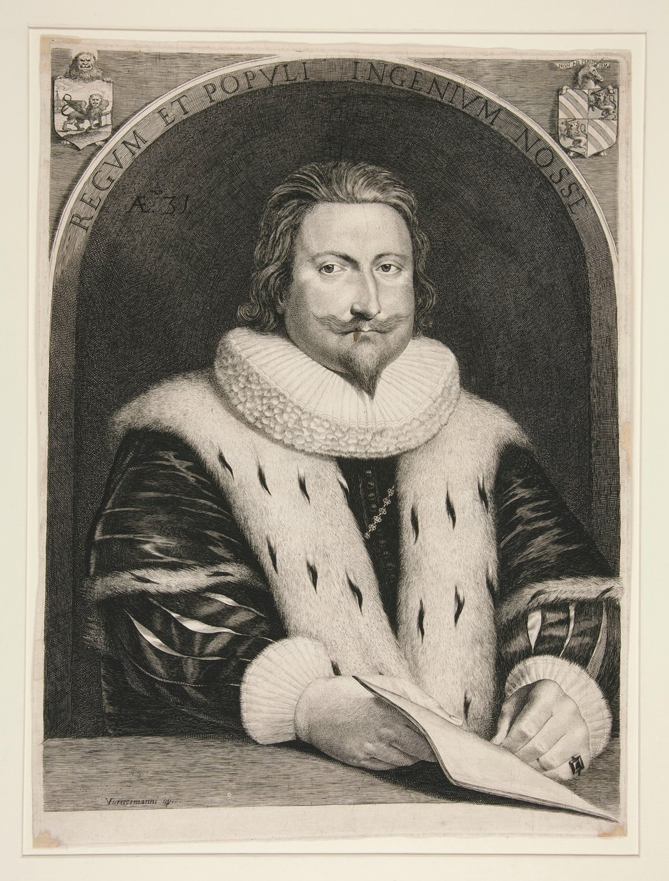 Alvise Contarini/Aloysius Contareno w wieku 31 lat autorstwa Lucas Vorsterman the Elder