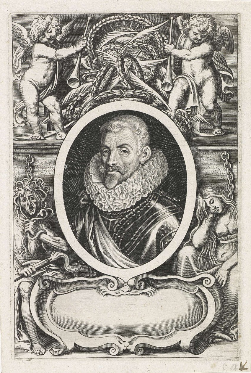 Portret Johanna Tserclaesa, hrabiego Tilly autorstwa Lucas Vorsterman the Elder