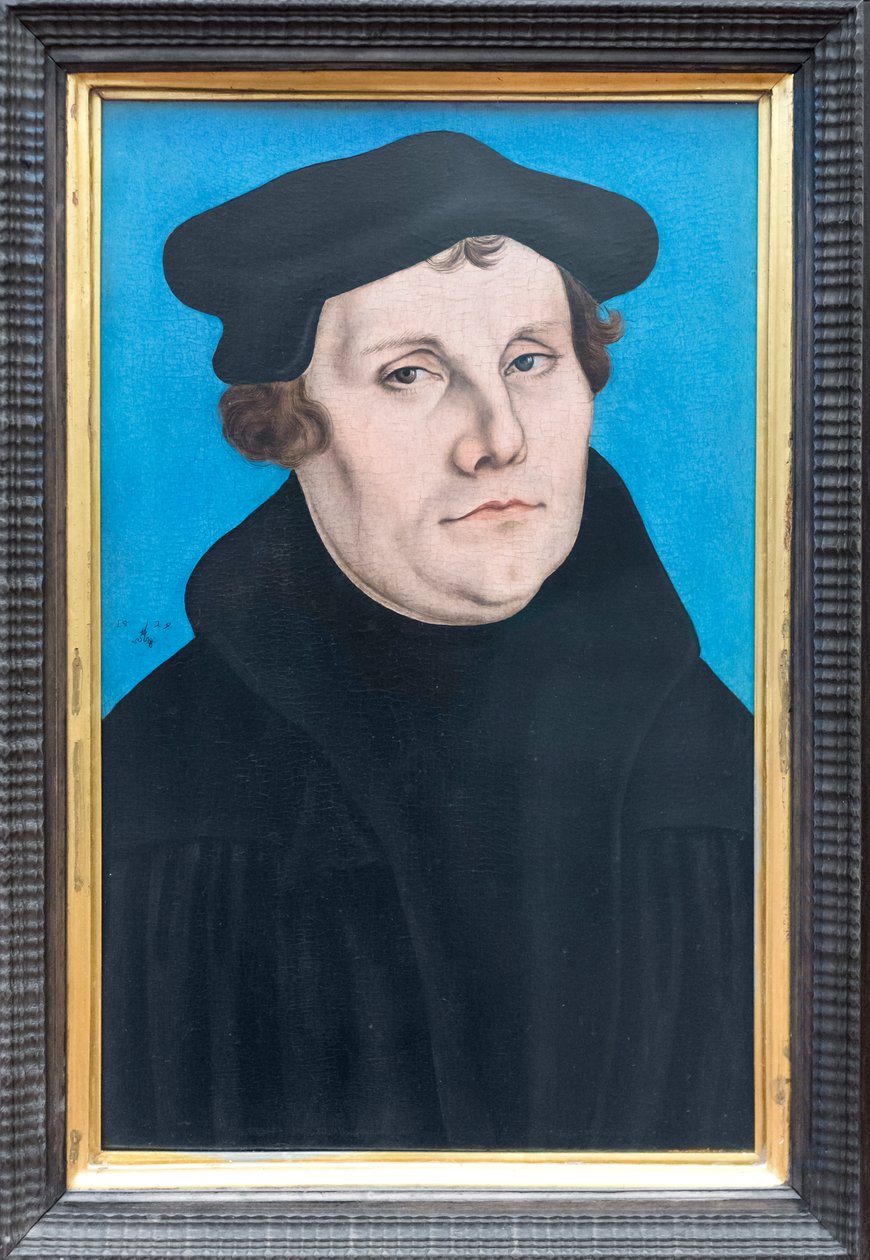 Portrety Marcina Lutra autorstwa Lucas the Elder (workshop of) Cranach