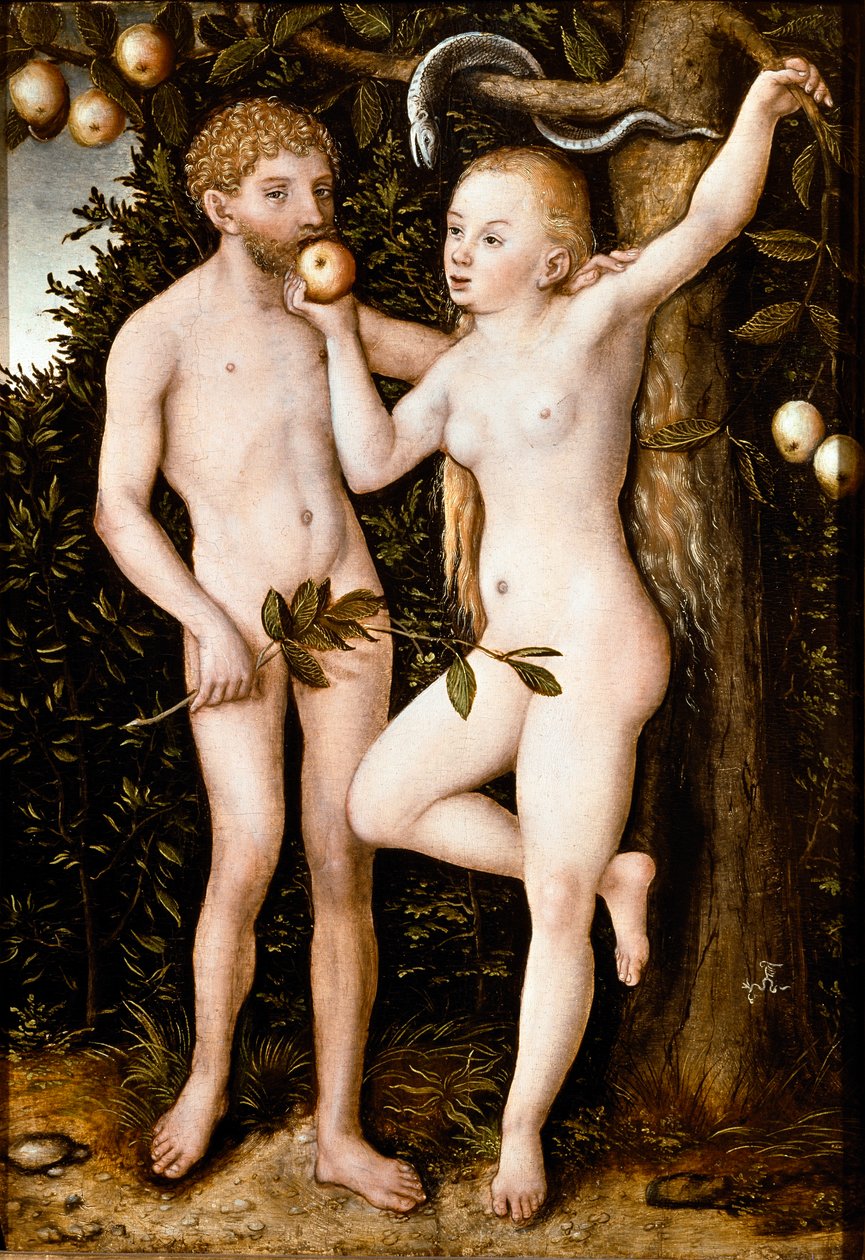 Adam i Ewa (malarstwo autorstwa Lucas the Elder Cranach